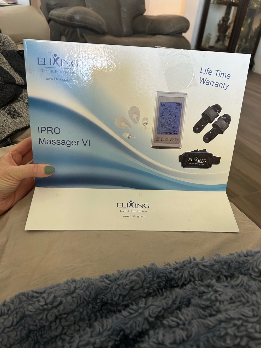 Elixing IPRO Massager VI - White and Blue Packaging